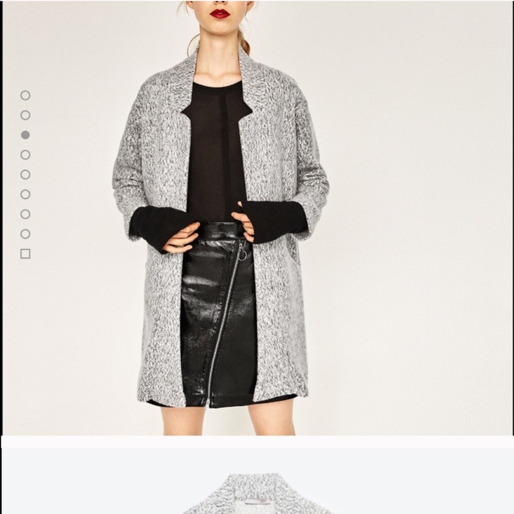 Zara coat! Super soft!!